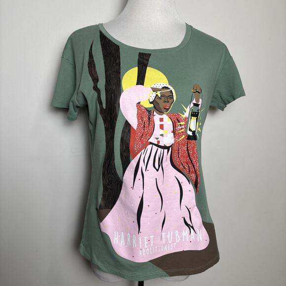 Piccolina Tops - Piccolina Harriet Tubman Graphic Tee Shirt SZ Small Black History Abolitionist